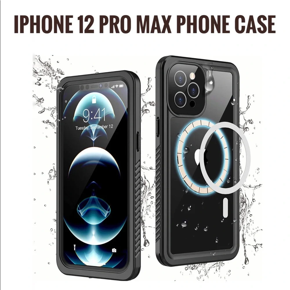 iPhone 12 Pro Max black phone case